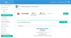 Desktop Screenshot of bip.zlocieniec.pl