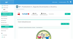 Desktop Screenshot of bip.przedszkole.zlocieniec.pl