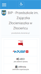 Mobile Screenshot of bip.przedszkole.zlocieniec.pl